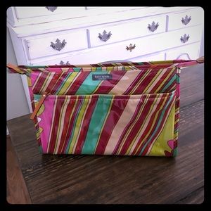 Large Kate Spade Cosmetic Case with zip closure